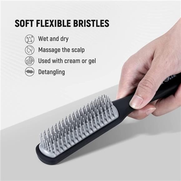 Hair Brush for Men - Professional Styling Comb Set for All Hair Types & Styles - Picture 5 of 6